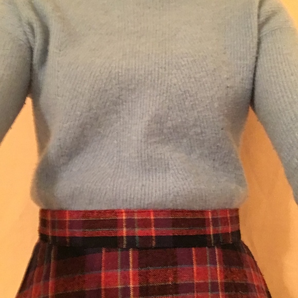 vintage plaid midi skirt - Picture 2 of 8